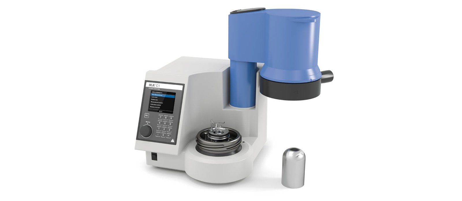 Das C 1 static jacket Verbrennungskalorimeter der neusten Generation mit hohem Automatisierungsgrad und so geringem Platzbedarf wie sonst kein Kalorimeter. 